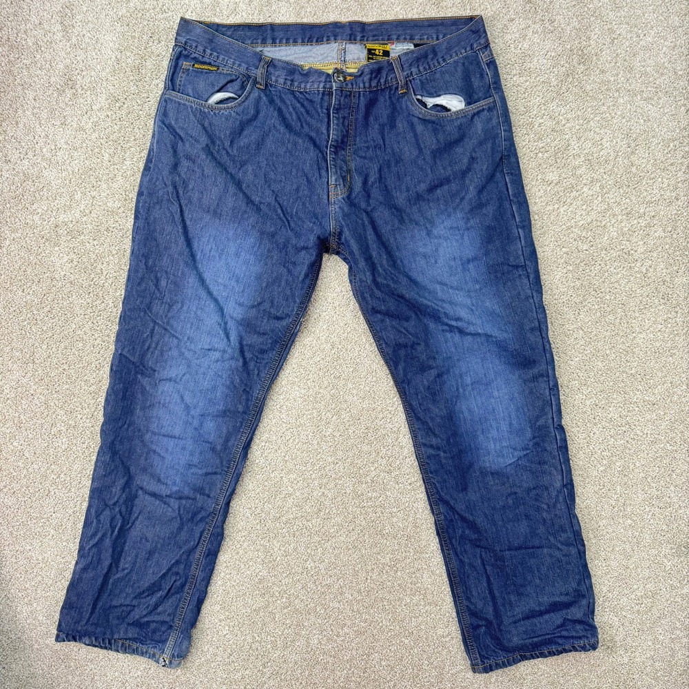 Scorpion Covert Pro Motorcycle Jeans Mens 42 Blue Kevlar Cordura Reflective